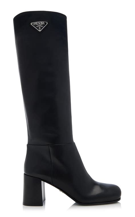 prada sport stivali|Prada Stivali Leather Knee Boots .